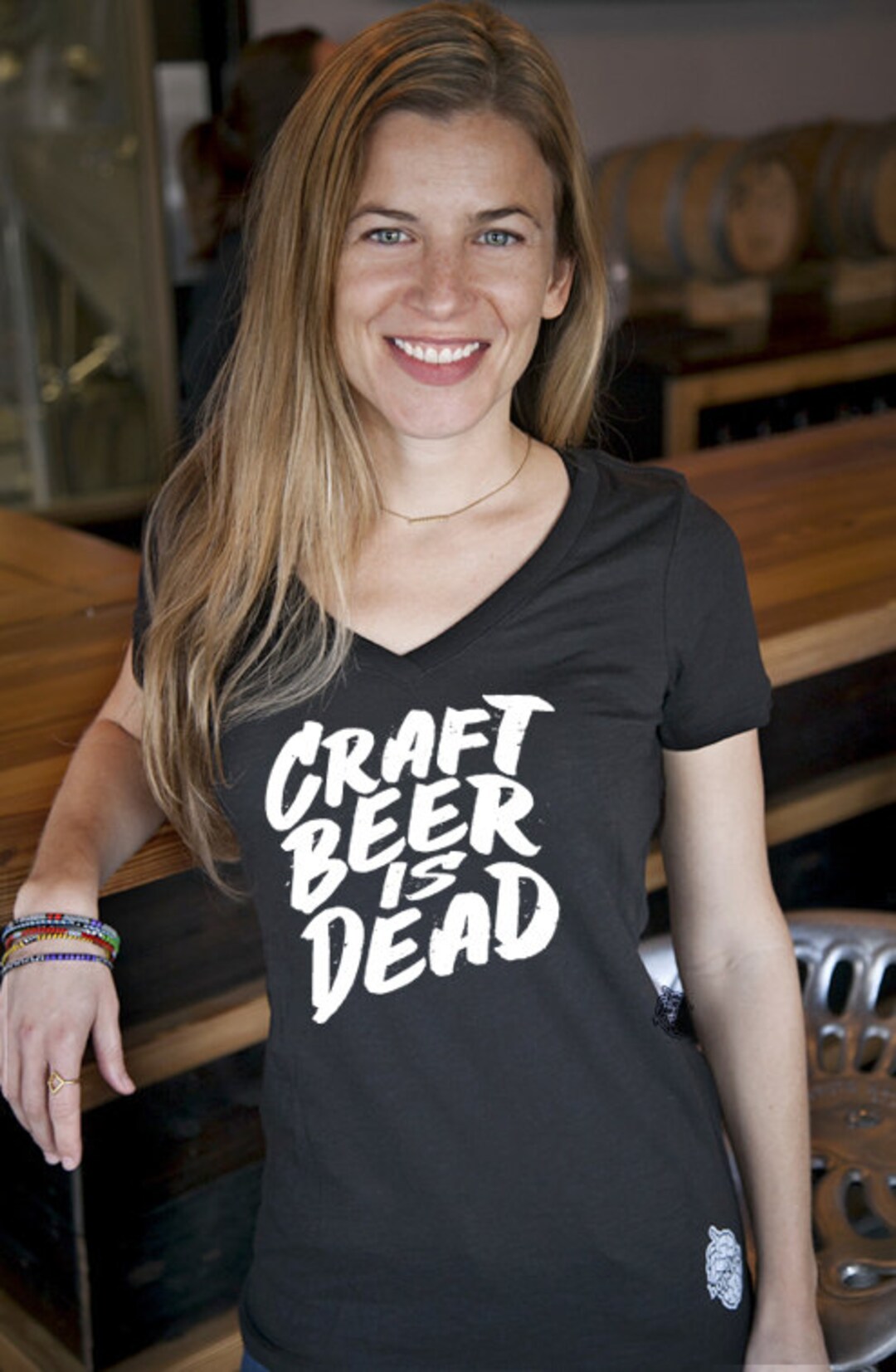 Craft Beer Shirt Craft Beer is Dead Women's Vneck Etsy Denmark