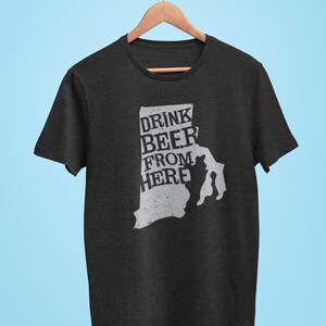 Rhode Island Drink Bier von hier® - Craft Beer Shirt