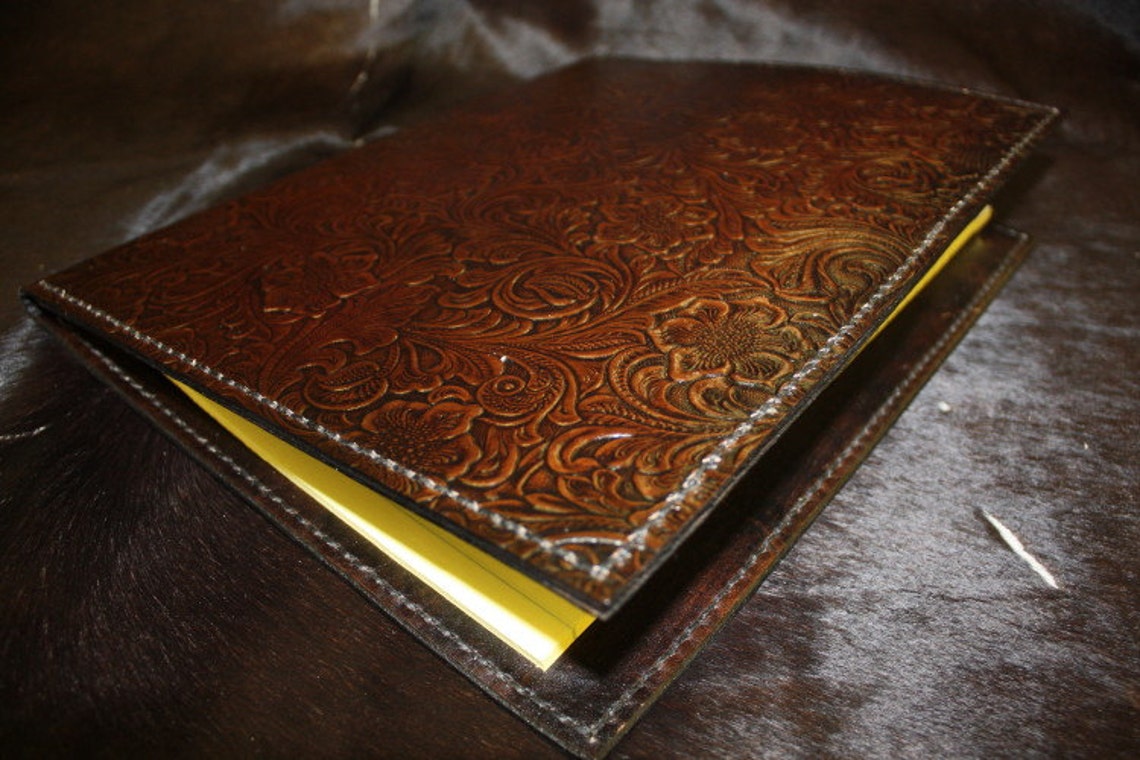 Leather Notebook Binder Etsy