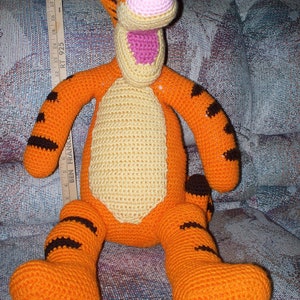 Crochet Winnie the Pooh and friends Tigger