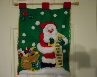 Santa Clause wall hanging