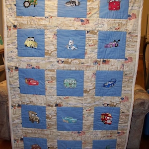 EMBROIDERED BABY QUILT
