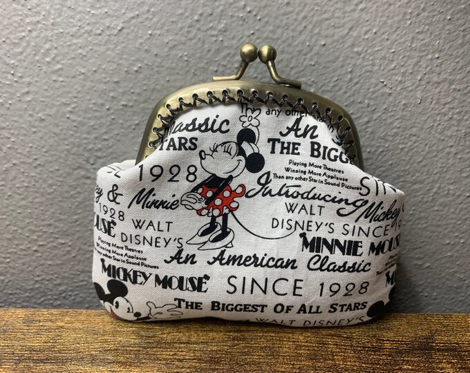 Mickey and Minnie Coin Purse Etsy