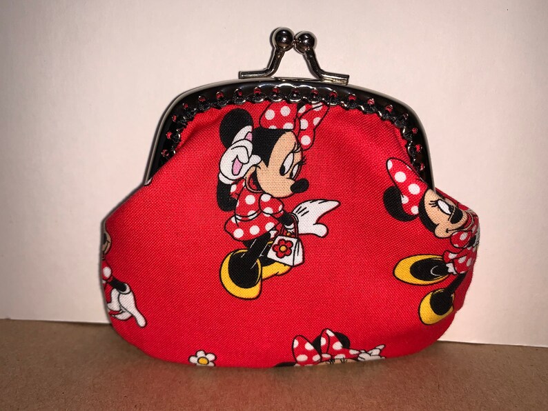 Minnie Mouse Coin Purse Etsy