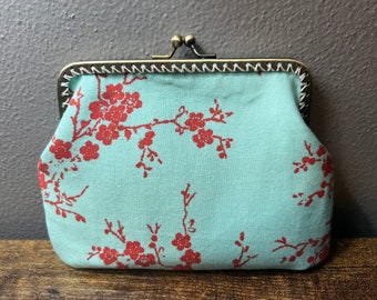 Large Cherry Blossom Coin Purse