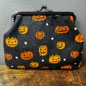 Large Jack-o-Lantern Coin Purse