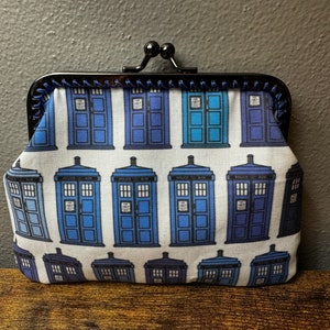 Large Dr Who Tardis Variations Coin Purse