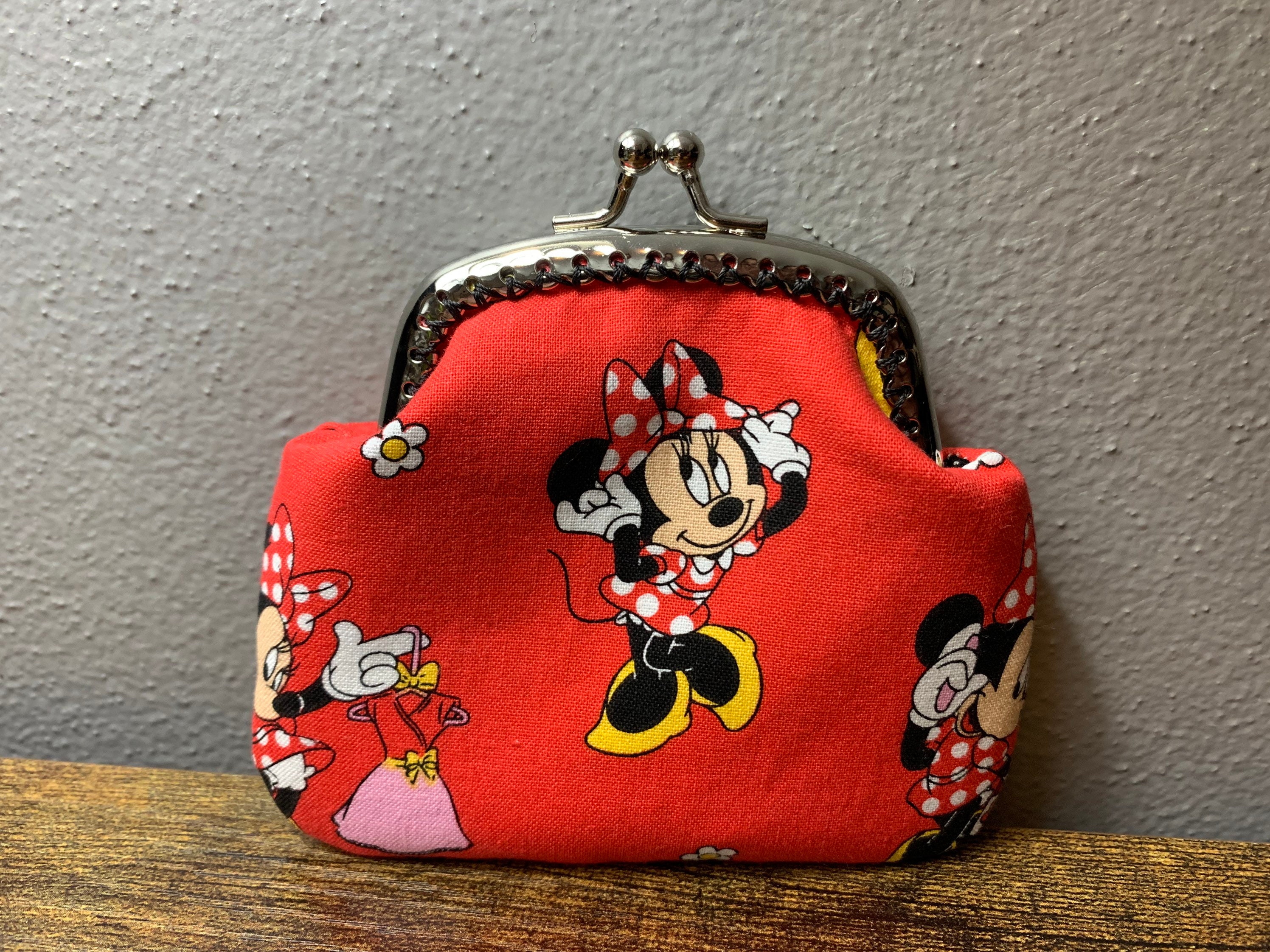 Minnie Mouse Coin Purse Etsy