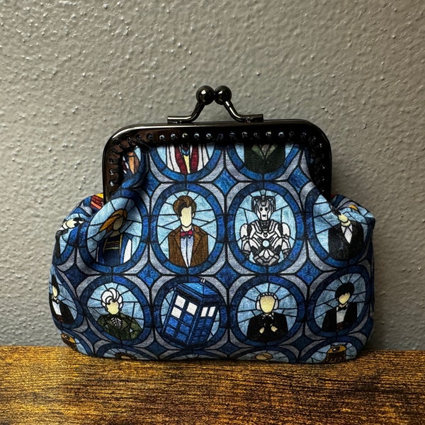 Stained Glass Dr Who Coin Purse