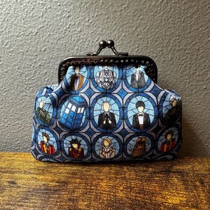 Stained Glass Dr Who Coin Purse