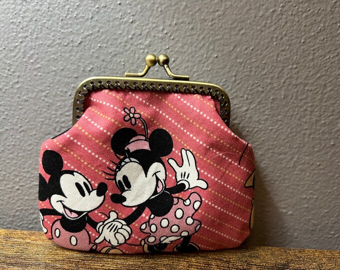 Mickey and Minnie Coin Purse Etsy