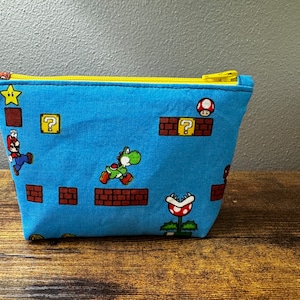 Small Mario Zipper Clutch