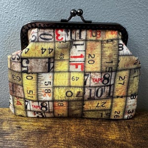 Large Measuring Tape Coin Purse