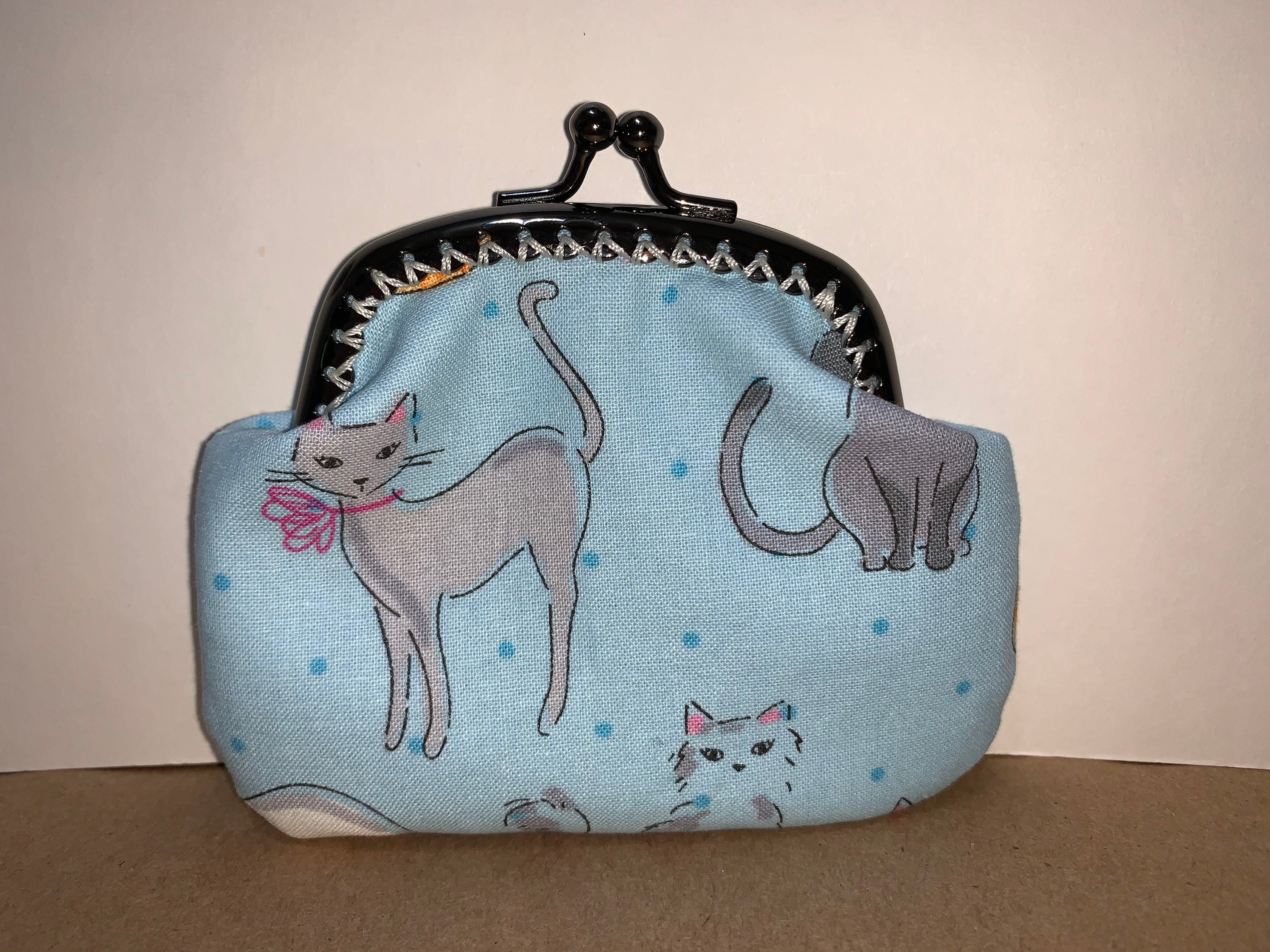 Cats Coin Purse Etsy
