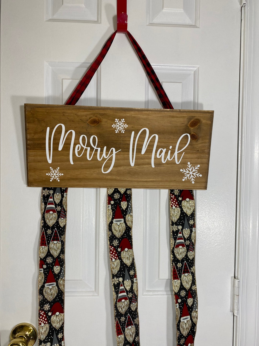 Merry Mail Christmas Card Holder Christmas Gifts Christmas Decor Merry