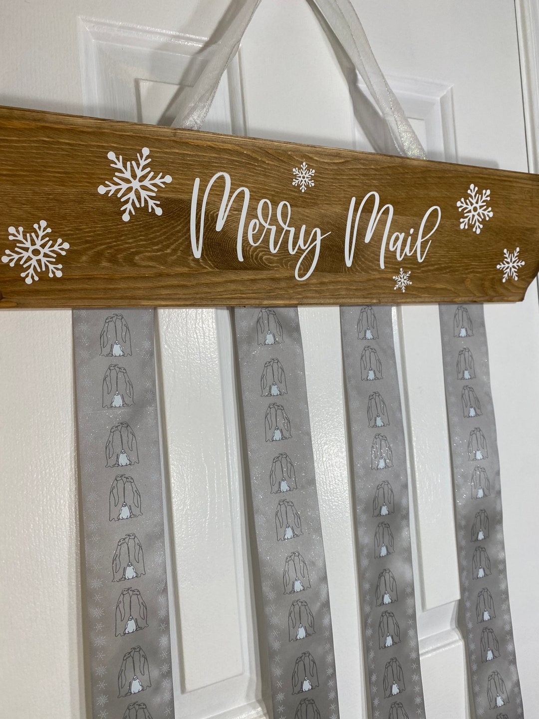 Merry Mail Christmas Card Holder 