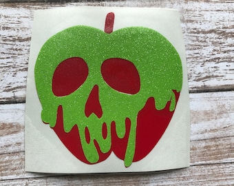 Poison Apple Decal / Poison Apple Sticker / Apple decal / Decals for cars / Gifts for friends / Vinyl Decals for cups