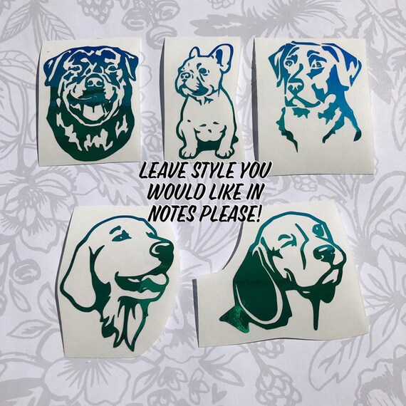 Home Is Where The Dog Is Animal Vinyl Decal Car Laptop Wine Glass Sticker