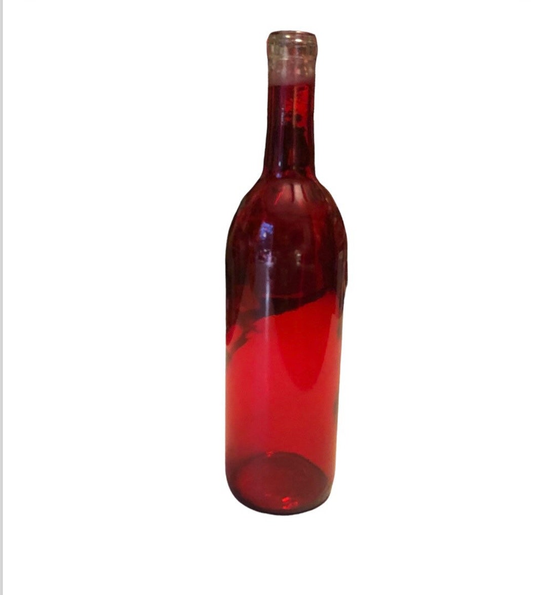 Empty Red Wine Bottle Sold Separately Etsy