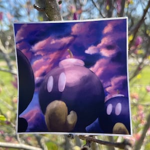 Super Mario 64 Sticker: Bob-omb Battlefield 3x3