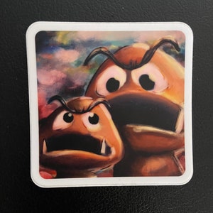 Super Mario 64 Sticker: Tiny-Huge Island 3x3