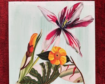 Collage Art "Blooms"