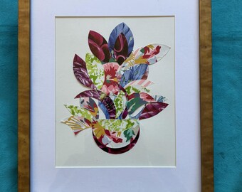Collage Art "SPRING BOUQUET"