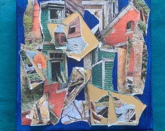 Collage Art "BROKEN DREAMS"