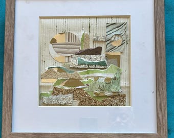 Collage Art "DESERT DREAM"