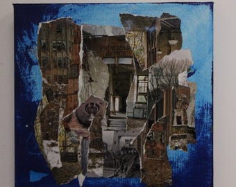 Collage Art "BROKEN WINDOWS"