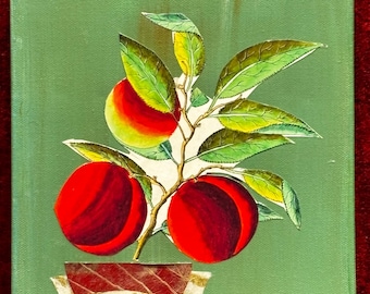 Collage Art "Peaches"