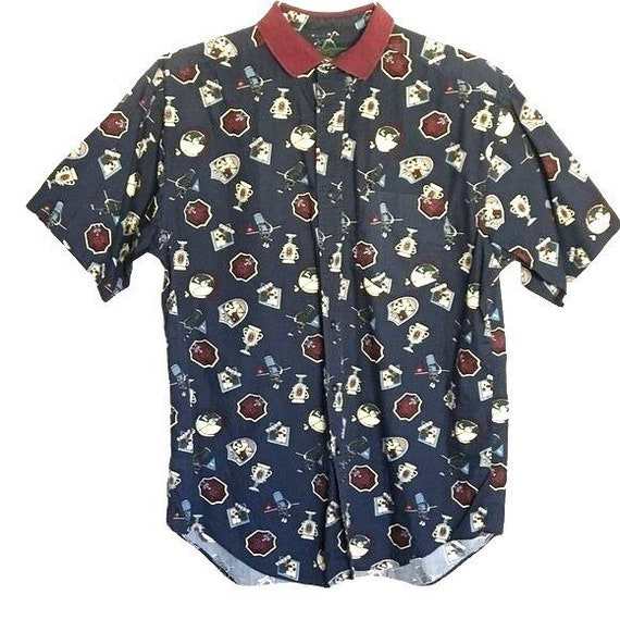 The Arrow Company Button Down Shirt Short Sleeves… - image 1