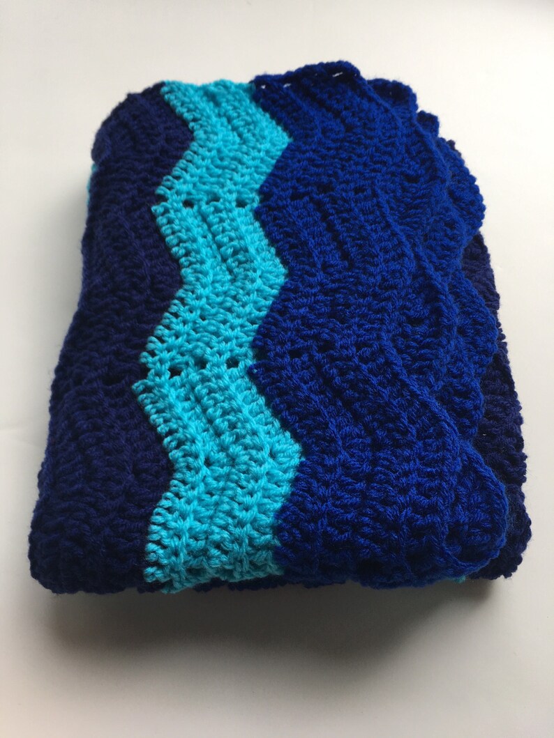 Chevron Baby Blanket Small Blanket Ultraviolet Blanket Etsy