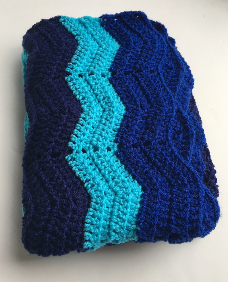 Chevron baby blanket small blanket ultraviolet blanket | Etsy