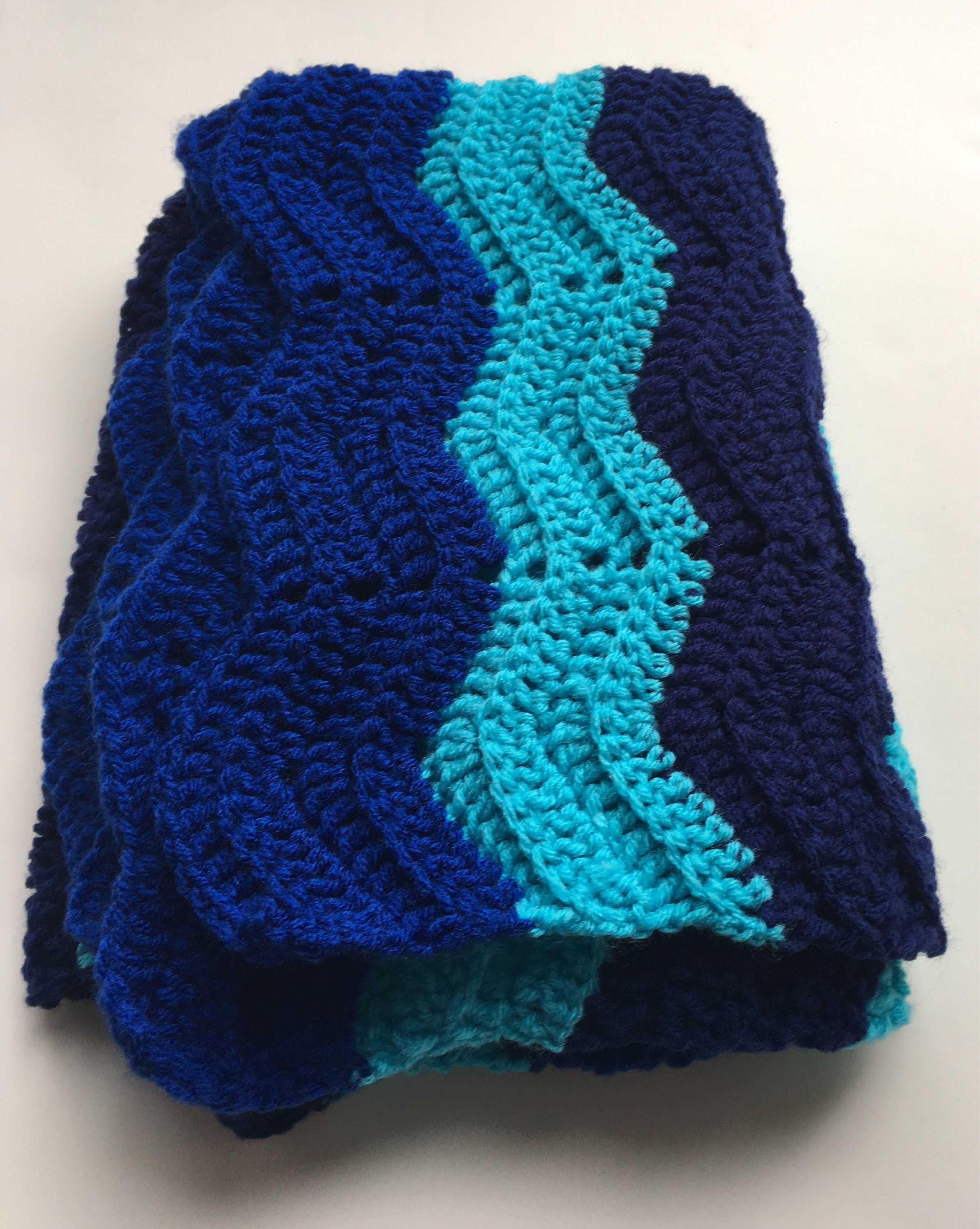 Dandelion White Chevron Baby Blanket