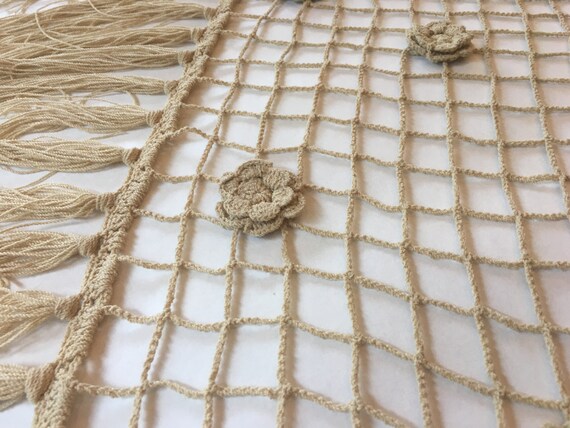 Valentines day Gift|for|her, Cream vintage shawl,… - image 8