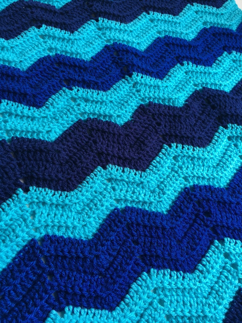 Chevron Baby Blanket Small Blanket Ultraviolet Blanket Etsy
