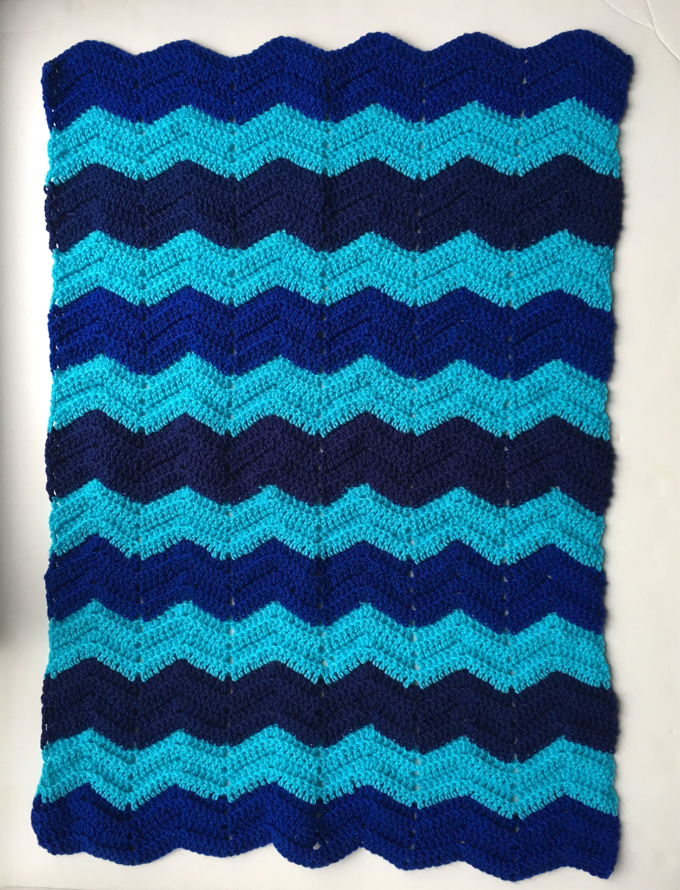 Chevron Baby Blanket Small Blanket Ultraviolet Blanket Etsy