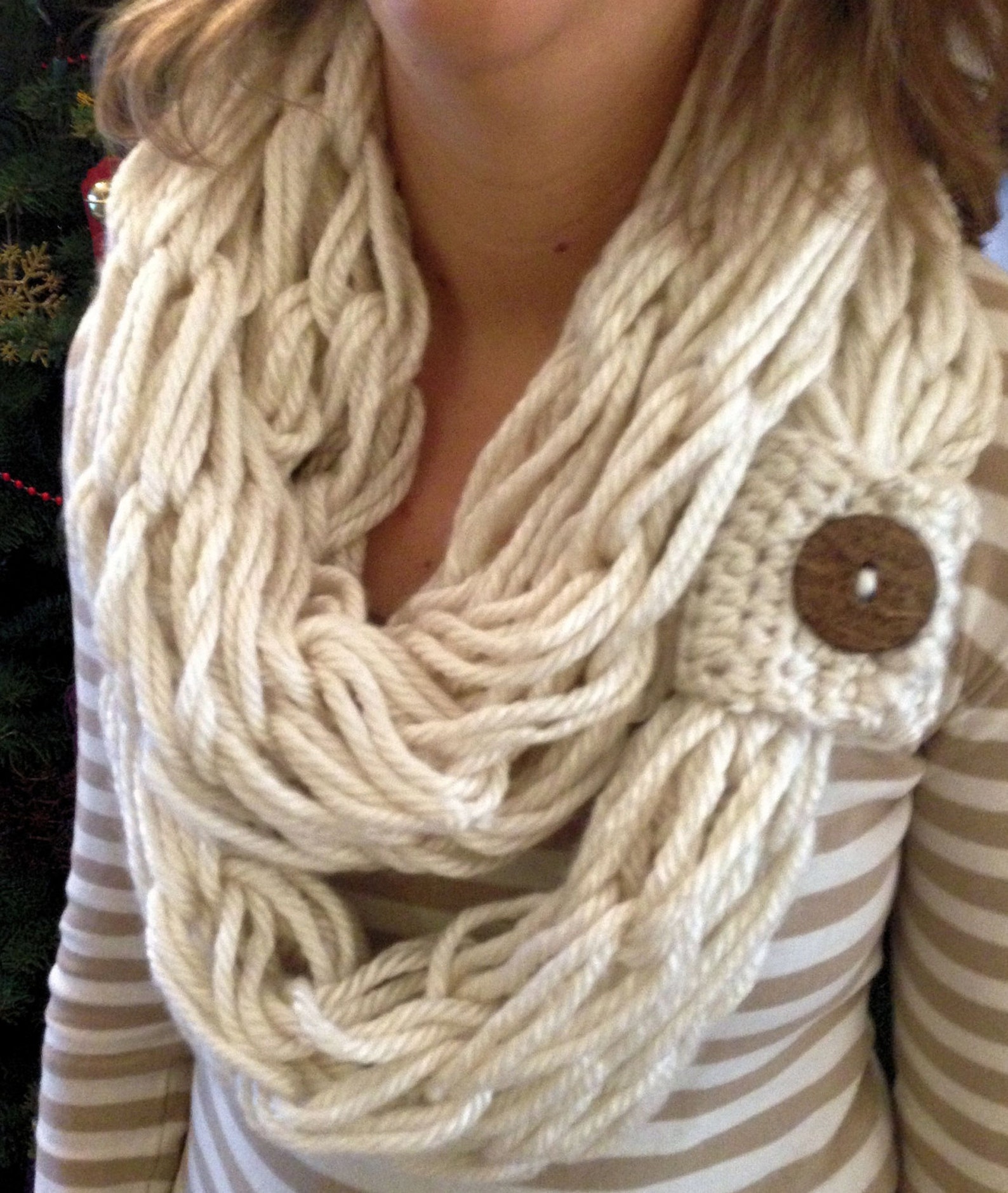 Knit Scarf Green Knit Scarf Chunky Knitted Scarves Bulky Scarf Knit