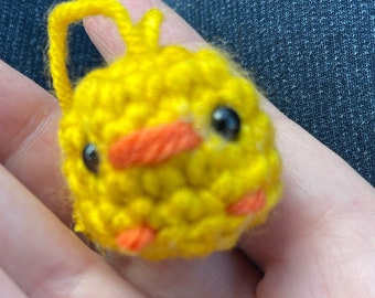 Mini Amigurumi Crochet duck Plushy Toy