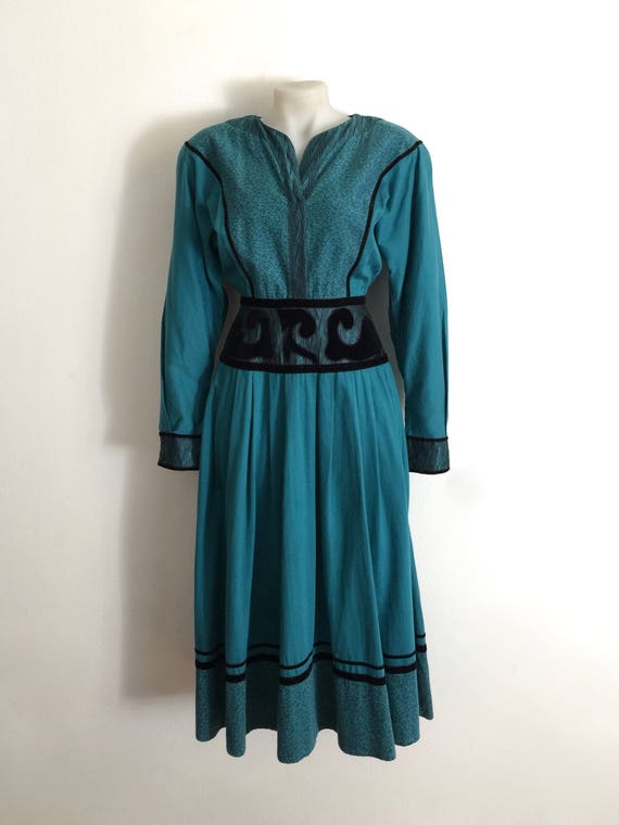 PRUE ACTON!!! Vintage 1980s 'Prue Acton' multi pat