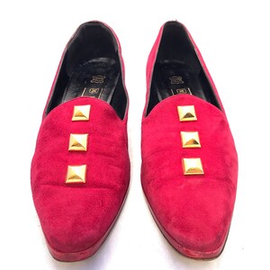 BRUNO MAGLI Vintage 1980s bruno Magli Red Suede Pumps / - Etsy Australia