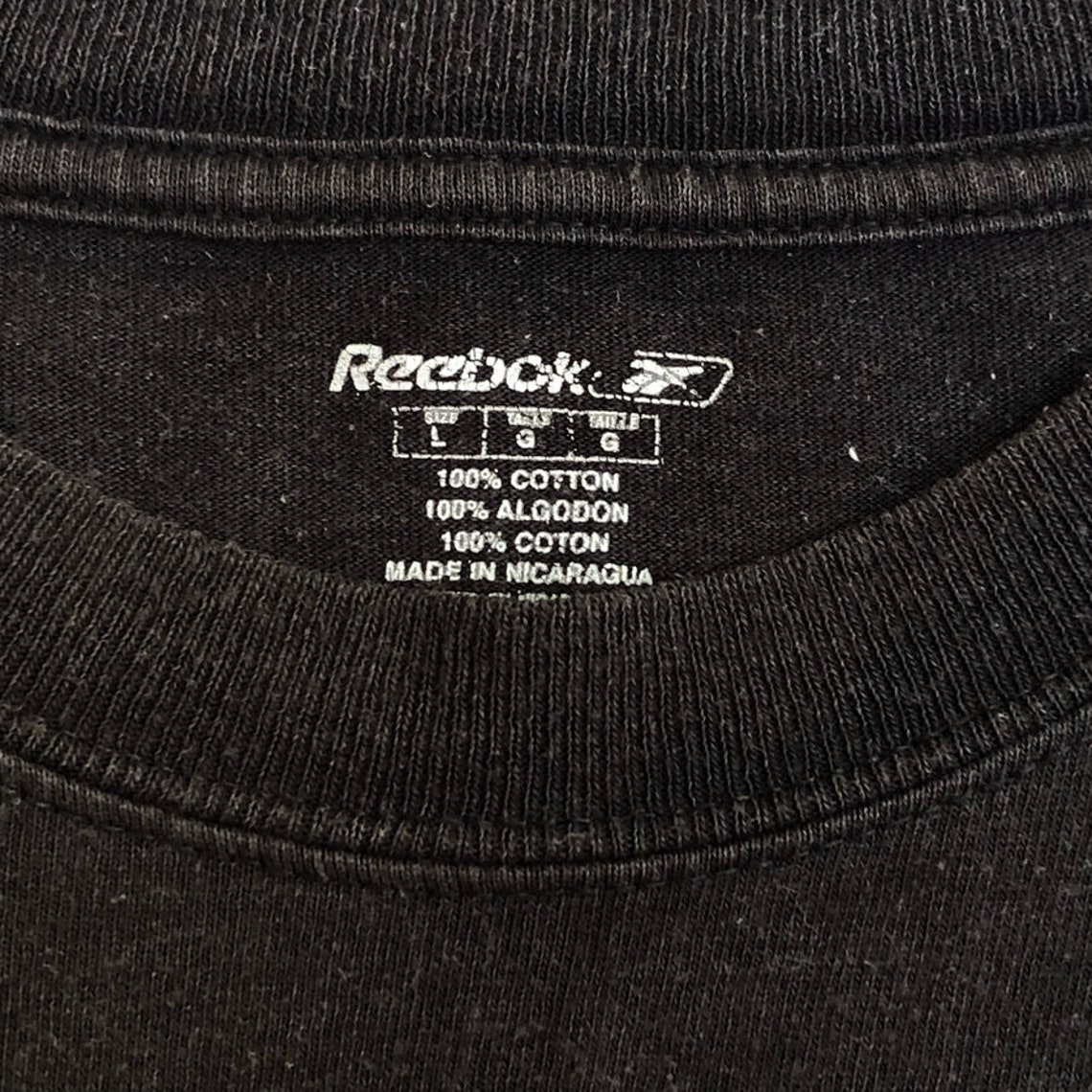 REEBOK Size XL Vintage 1990s Reebok black jersey NHL | Etsy