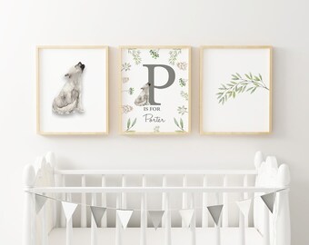 wolf nursery decor