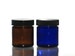 Amber or Blue Glass Small Jar with Lined Lid Reusable Recyclable Container Store Light Sensitive Cosmetics Spices and Herbs Single Jar 