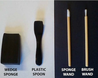 Face Paint Tools: Brushes, Sponges, and Spoons