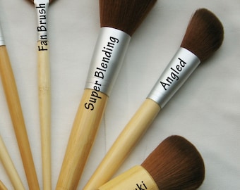 Vegan Makeup Brush: Bamboo Handle, Taklon Bristles