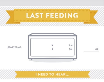 NEUTRAL BABY Dry Erase Newborn Sleep & Feeding Tracker (Great Baby Shower Gift!) – 8"x10" Printable PDF