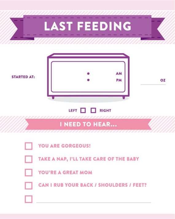 Dry erase newborn feeding cheap tracker