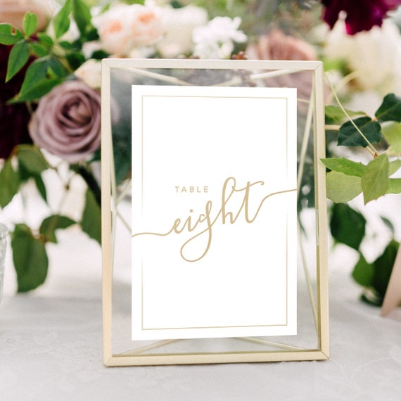 Fresh Gold Picture Frames For Table Numbers Freshomedaily